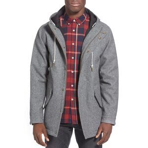 Barney Cools Mens Wool Anorak Large Grey